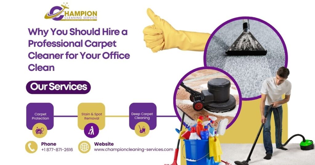 Why You Should Hire a Professional Carpet Cleaner for Your Office Clean 1 Professional Carpet Cleaner